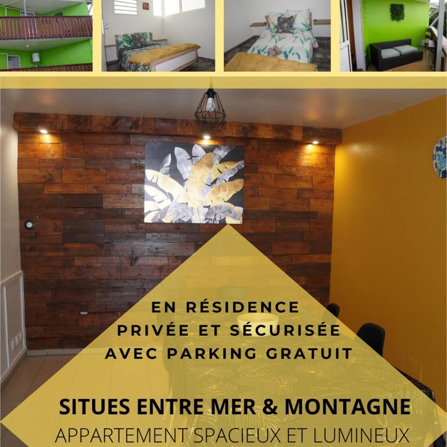 Les Cles Du Bonheur2, Entre Mer & Montagne Appartement Trois Bassins Buitenkant foto